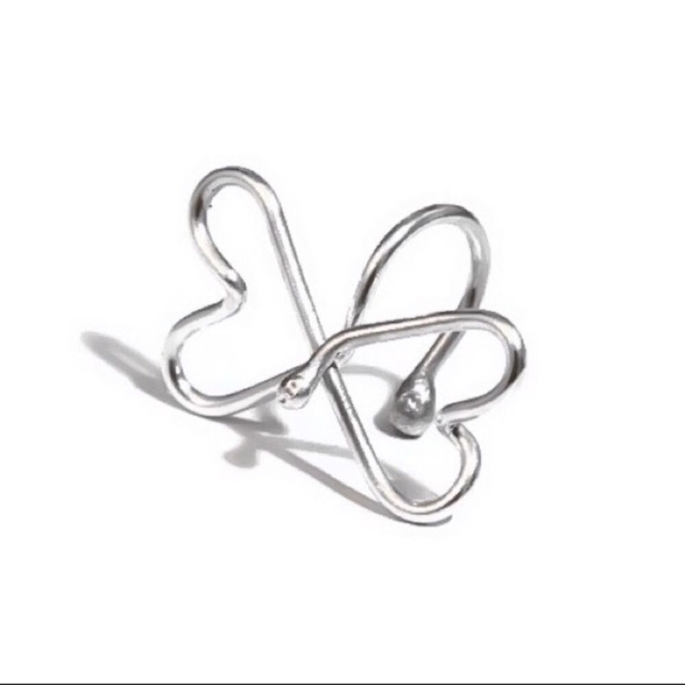 925 SS Butterfly ear cuff - Picture 3 of 4